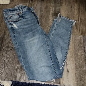american eagle high rise skinny jeans